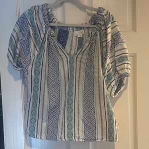 Velvet by Graham & Spencer Bohemian Striped Top medium